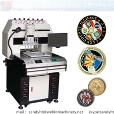 Weldo 6 colors  enamelling Coins Dispensing Machine